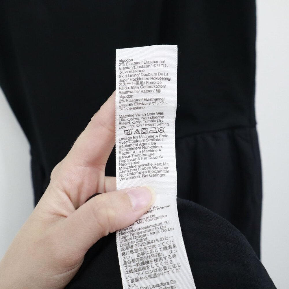 J. Crew Petite Drop-Waist Mixy Dress Womens MP Black Whimsigoth Fairy Grunge NWT - Picture 13 of 16